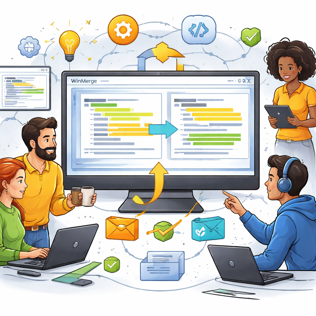 WinMerge 团队协作场景